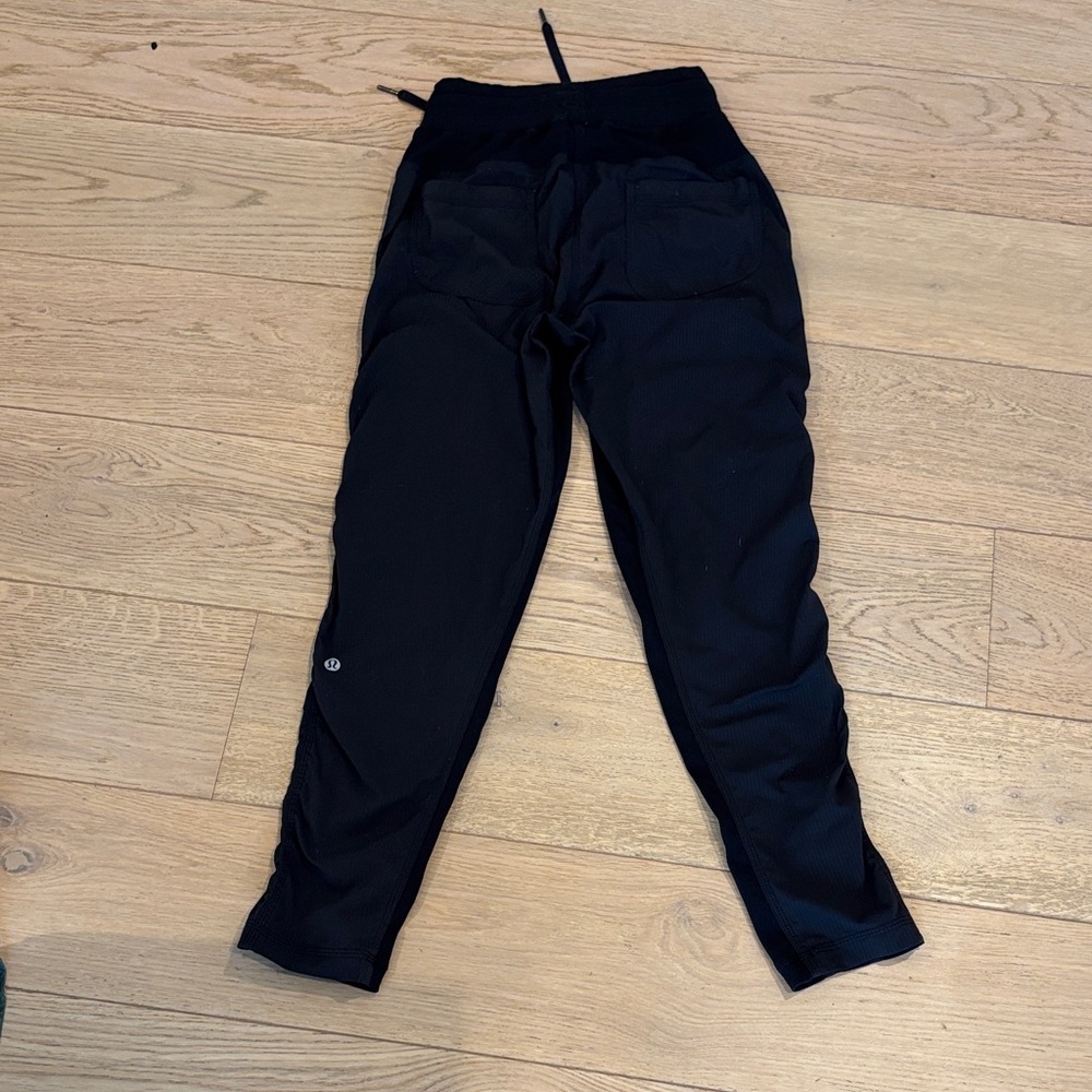 lululemon athletica Black Track Pants - Picture 2 of 3